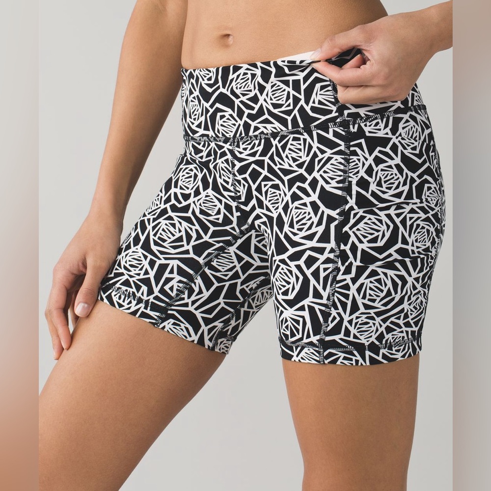 Lululemon Speed Track Biker Shorts a size 6